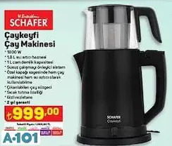 SCHAFER ÇAY MAKİNESİ SCHAFER ÇAY MAKİNESİ